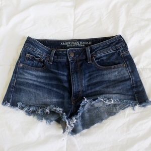 American eagle high rise festival shorts
